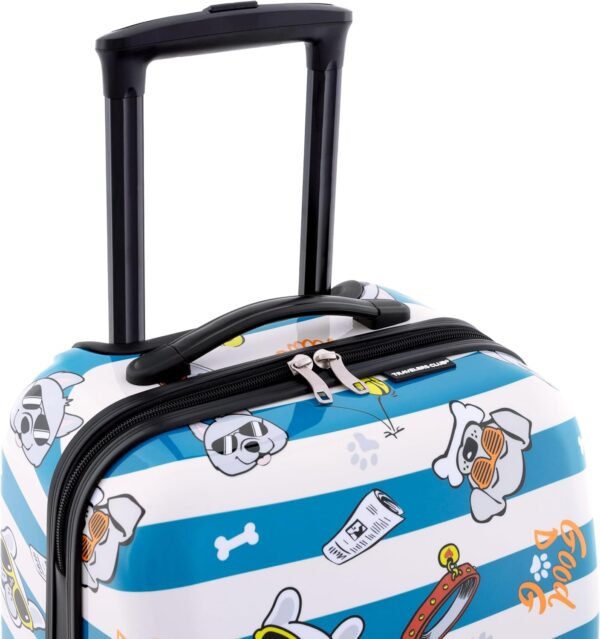 Travelers Club 5 Piece Kids' Luggage Set, Cool Dog - Image 3