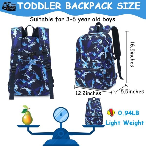 CAMTOP Kids Backpack Preschool Kindergarten Bookbag Toddler School Bag for Boys and Girls - Image 2