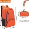 YZAOLL 30L Lightweight Packable Travel Hiking Backpack Daypack Foldable Backpack Water Resistant Daypack for Women Men - Image 2