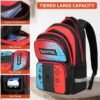 School Backpack For Boys - Gamer Boys Backpack For Kids Children Teens Elementary Middle School - Boys Backpacks Ages 6-18，17″ Video Game Bookbag Travel Back Pack - Image 4
