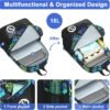 BTOOP Backpack for Kids Boys Girls Bookbag 17 Inch Elementary School Bags Primary Laptop Rucksack for Teens Travel（Skateboard Graffiti-Black - Image 3