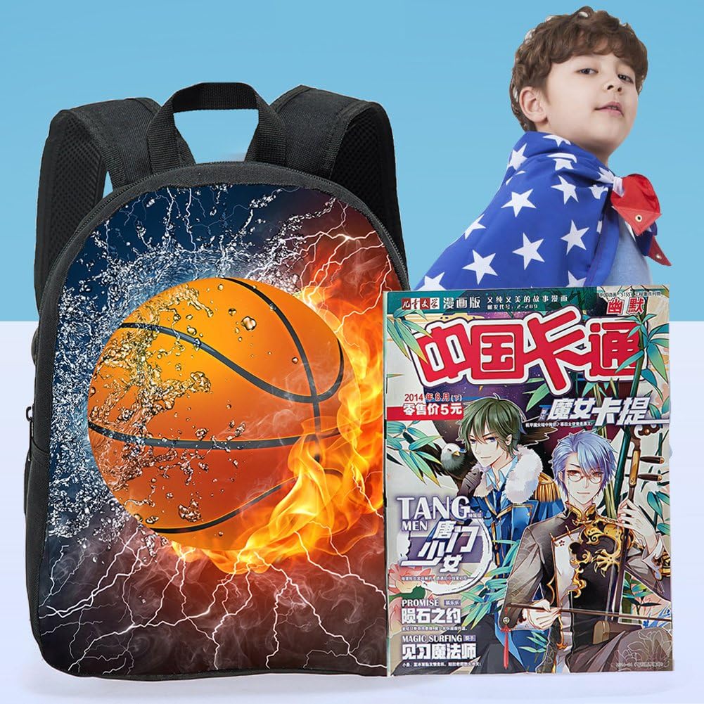 Preschool Backpack, Animals Children School Book Bag Kids Printing Backpacks… 12inch - Image 3