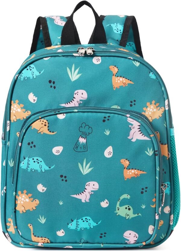 CLUCI Kids Backpack for Boys Girls Toddler Backpack for Preschool Kindergarten Child Cute Daycare Bookbag Travel Green Dinosaur - Image 8