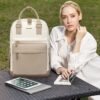 LOVEVOOK Travel Laptop Backpack Women, 17.3 Inch Anti-theft Laptop Bag with USB Port, Fashion Waterproof Computer Backpacks Teacher Nurse Backpack Purse for College School Work - Image 8