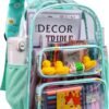 CAMTOP Clear Backpack Heavy Duty Transparent Bag See Through BookBag for Student School Work Festival Sport Travel