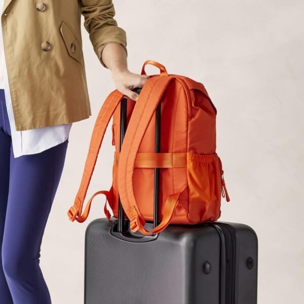 Vera Bradley Women's Ripstop Polyester Berkhill Backpack, Koi Orange, One Size - Image 5