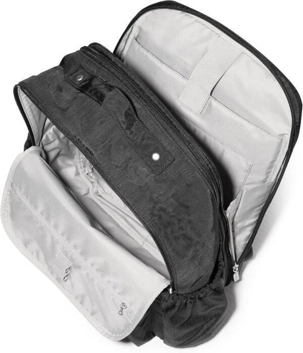 Baggallini Women's Tribeca Expandable Laptop Backpack, Black - Image 5