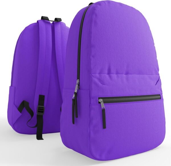 5 Pack Classic Backpacks in Assorted 5 Colors - Wholesale Bulk Bookbags for Kids, Ideal for Schools, Charities, and Organizations Seeking Durable and Reliable Backpacks - Image 7