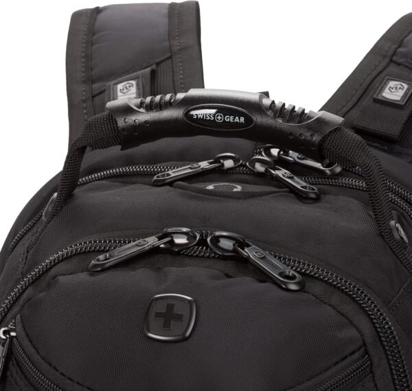 SwissGear 1900 Scansmart TSA 17-Inch Laptop Backpack, Black - Image 9