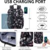Laptop Backpack Purse for Women, Work Business College School Commuter Computer Bag Large Girls Nurse Teacher Bookbags Anti Theft Ladies Travel Daypack with Charging Port, Fit for 15.6 Inch Laptops - Image 4