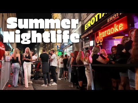 Helsinki Night: A 4K Walking Tour 🇫🇮 | Helsinki Finland 2024