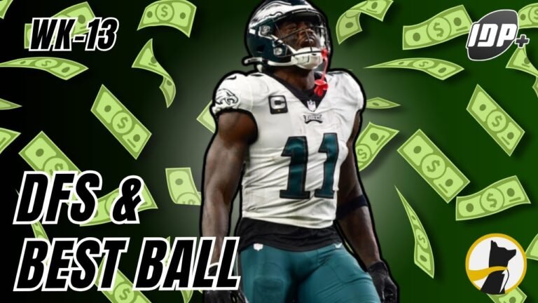 Best Week 13 Fantasy Football Rankings: Hot Best Ball & NFL DFS Picks!