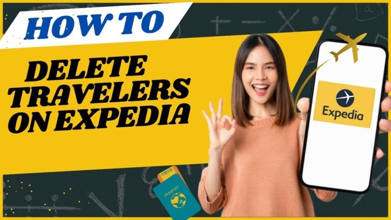 How to delete travelers on Expedia I DOUBLE Z